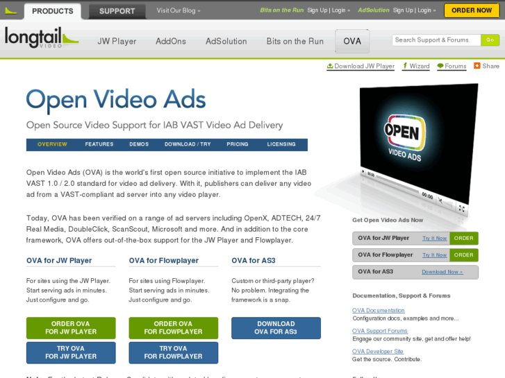 www.openvideoads.org