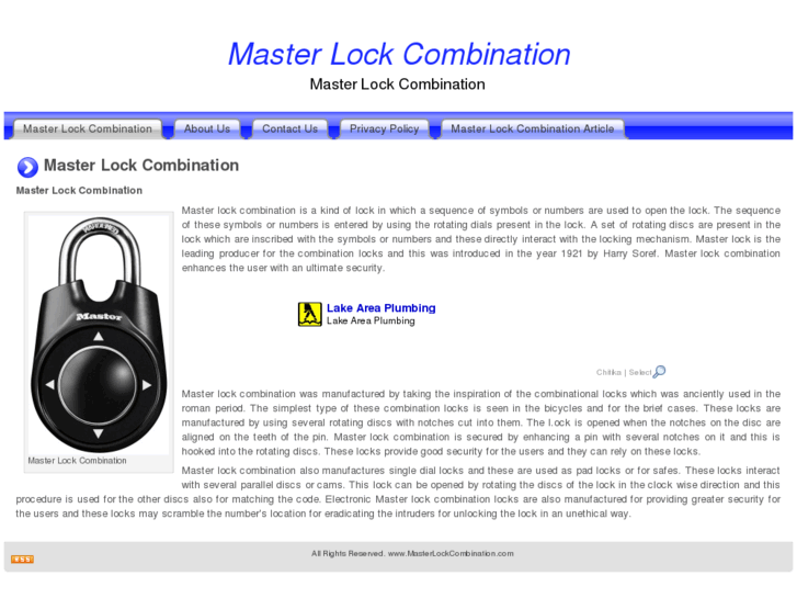 www.masterlockcombination.com