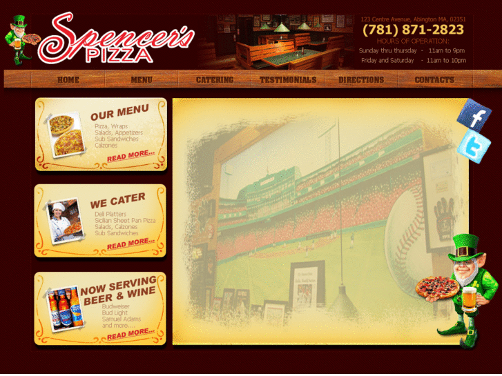 www.spencerspizza.com