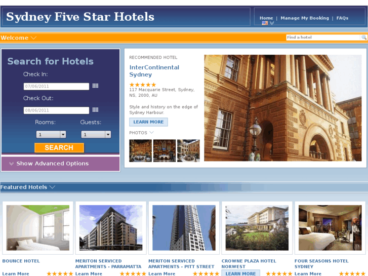 www.sydneyfivestarhotels.com