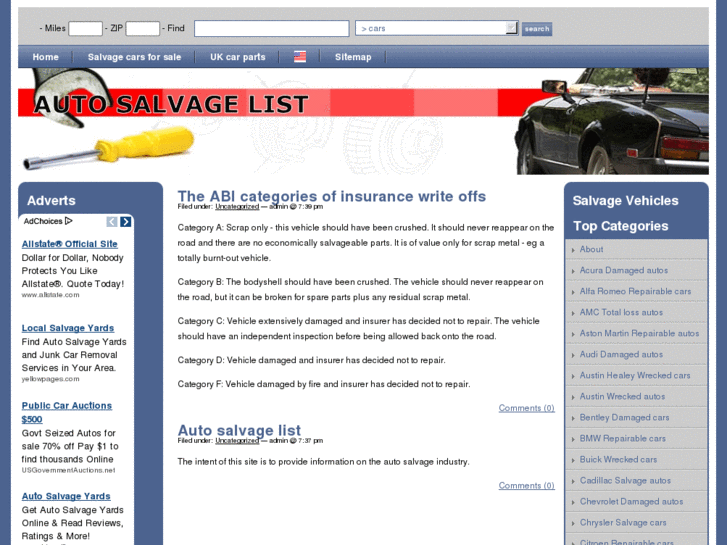 www.autosalvagelist.co.uk