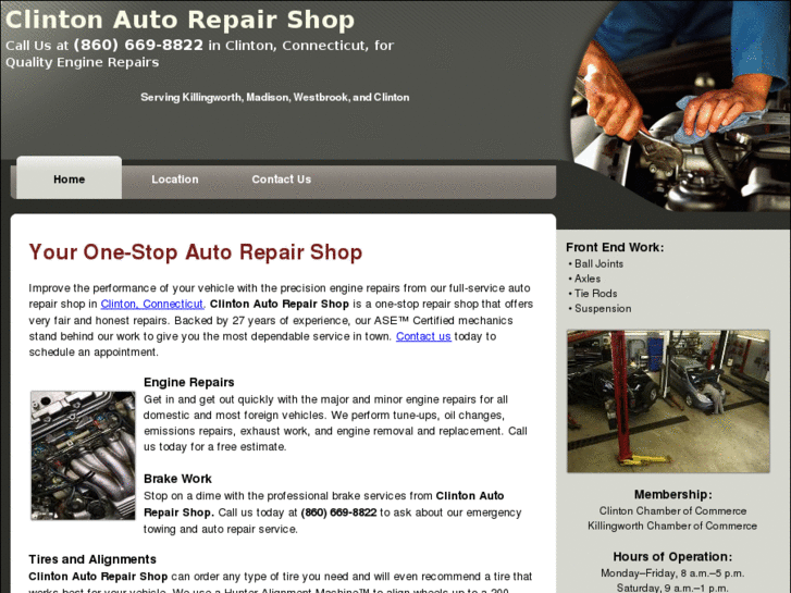 www.clintonautorepairshop.com