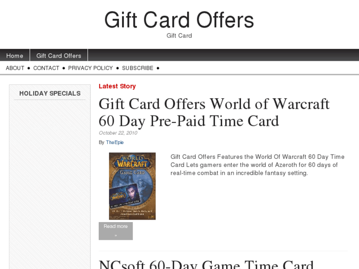 www.giftcardoffers.org