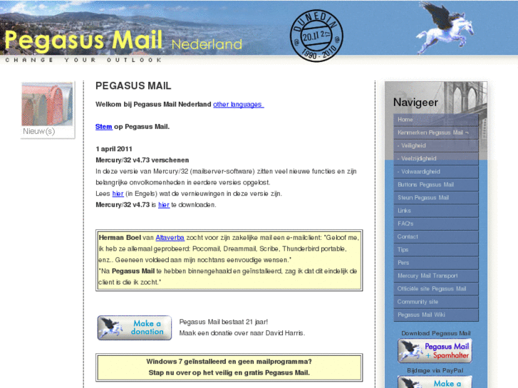 www.pegasusmail.nl