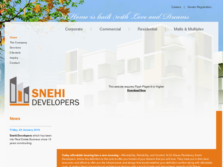 www.snehidevelopers.com