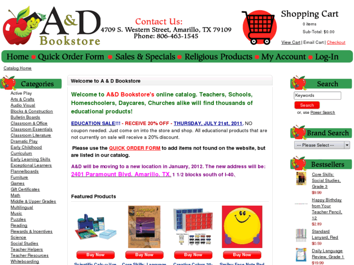 www.aanddbookstore.com