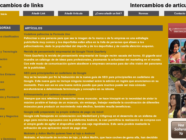 www.intercambiodelinks.info