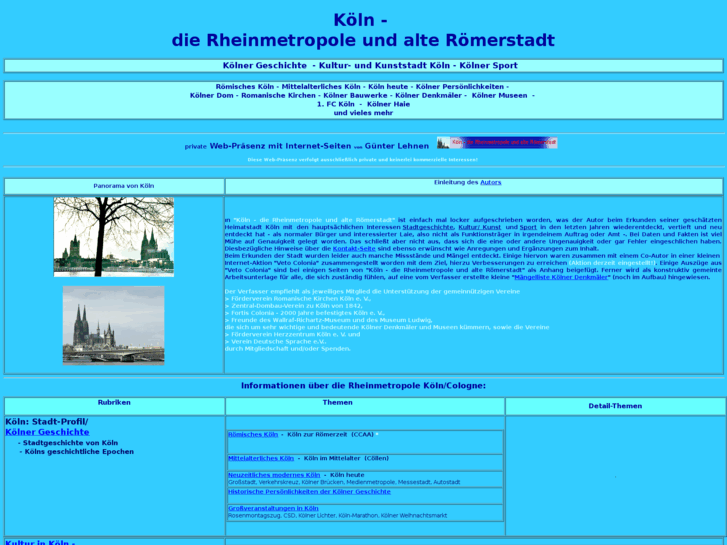 www.koelninfos-guenterlehnen.com