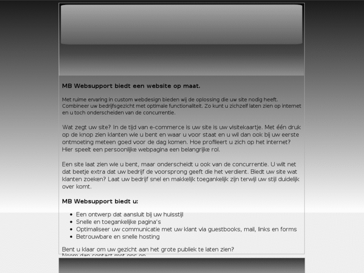 www.mbwebsupport.nl