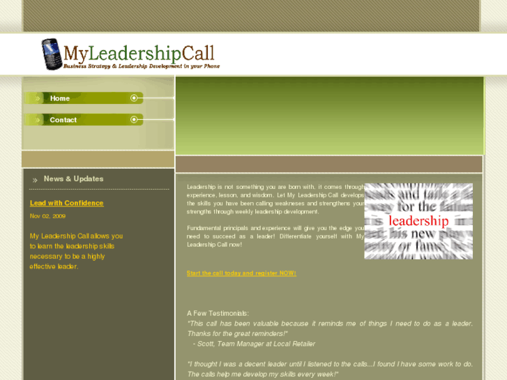 www.myleadershipcall.com