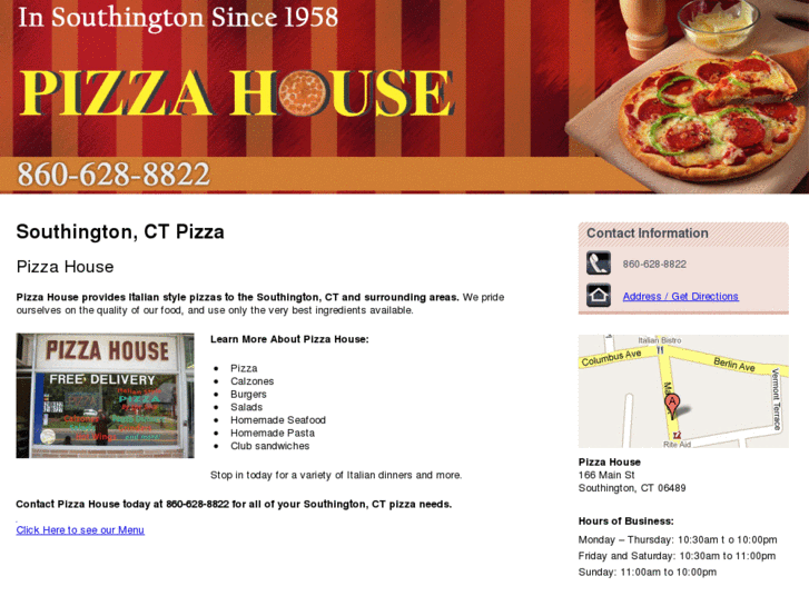 www.pizzahousesouthington.com