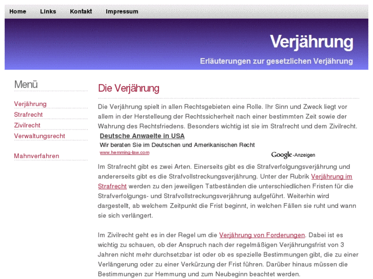 www.verjaehrung.net