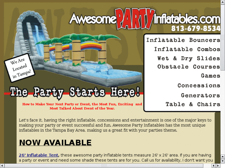 www.awesomepartyinflatables.info