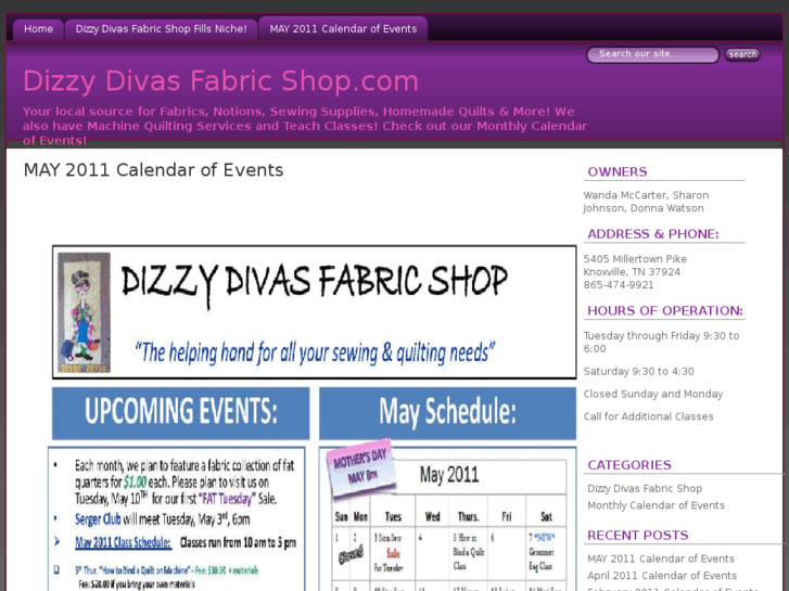 www.dizzydivasfabricshop.com