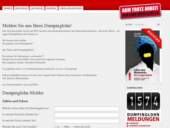 www.dumpinglohnmelder.de