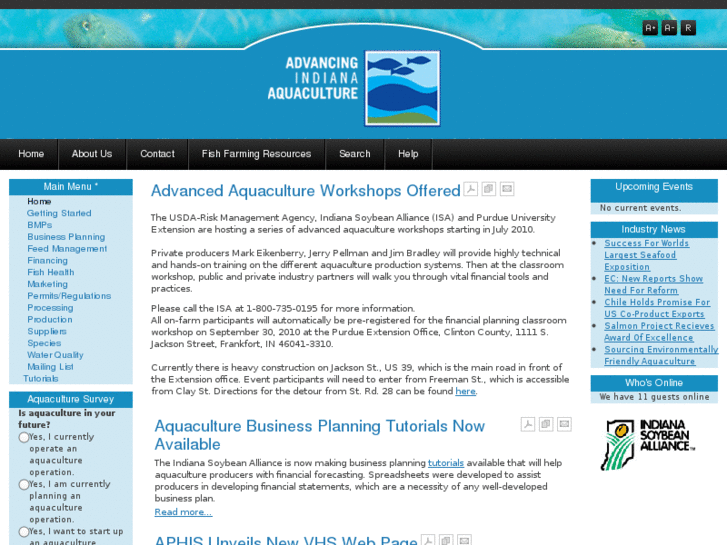 www.indianafishfarming.com