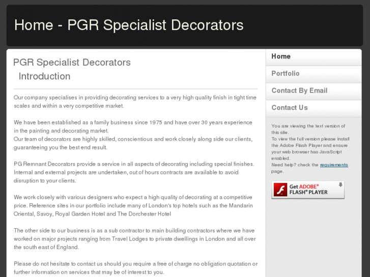 www.pgrspecialistdecorators.com