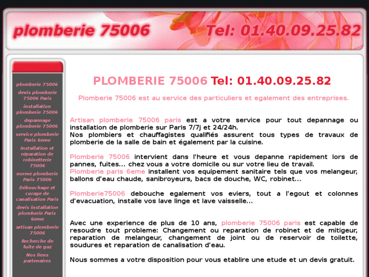 www.plomberie75006.net