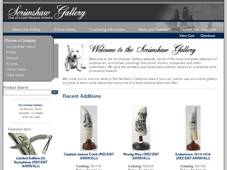 www.scrimshawgallery.com