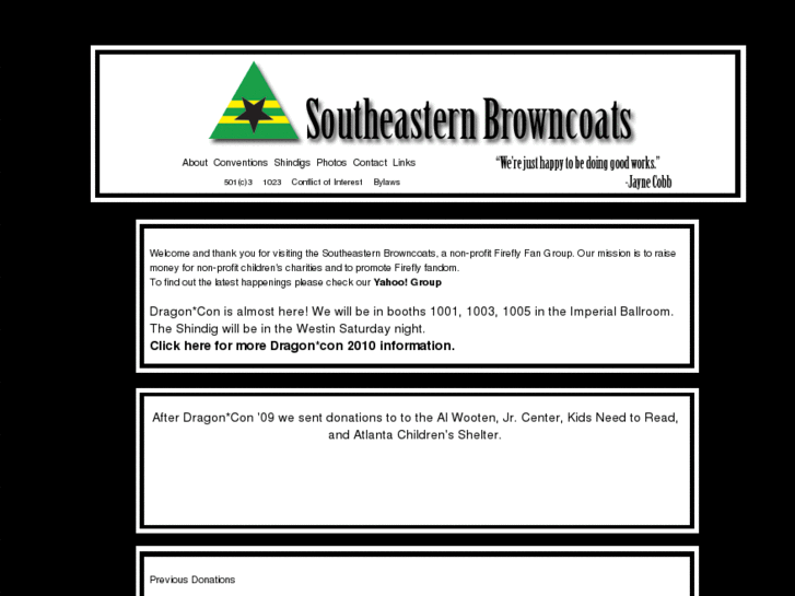www.southeasternbrowncoats.org