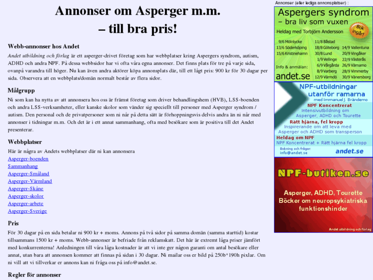 www.asperger-annons.se