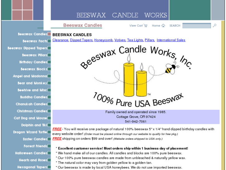 www.beeswaxcandleworks.com