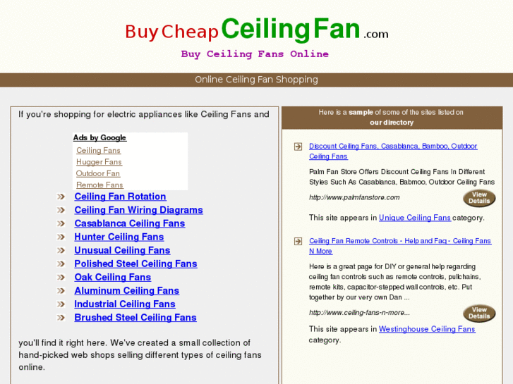 www.buycheapceilingfan.com