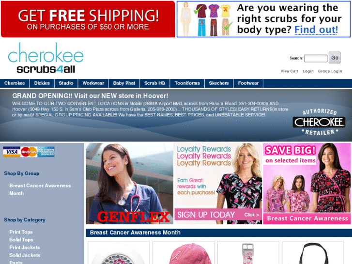 www.cherokee-scrubs4all.com