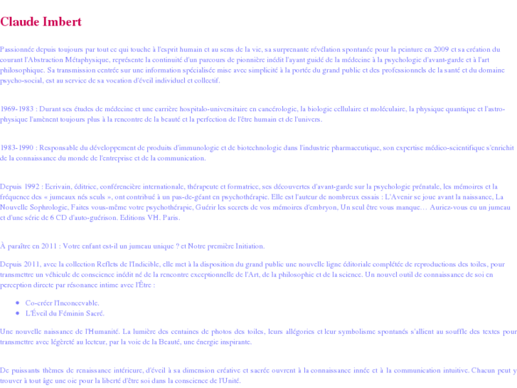 www.claude-imbert.com