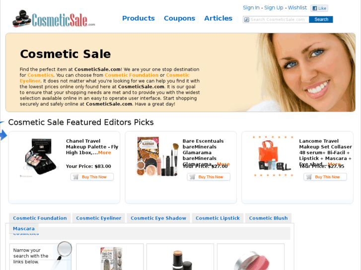 www.cosmeticsale.com