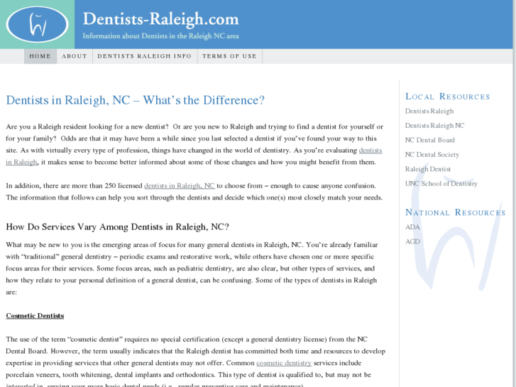 www.dentists-raleigh.com