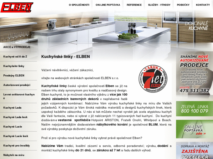 www.elben-kuchyne.cz