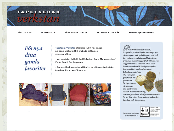 www.tapetserarverkstan.se