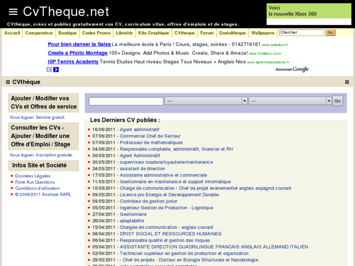 www.cvtheque.net