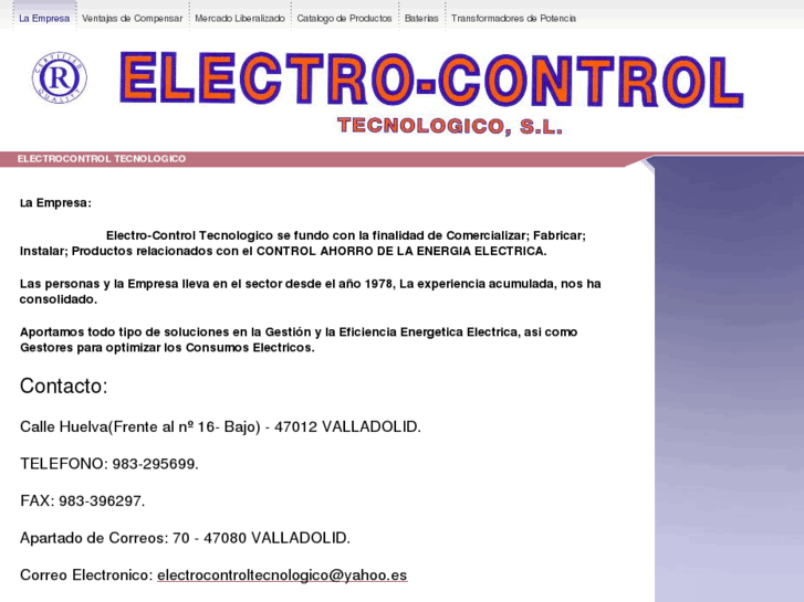 www.electrocontroltecnologico.es