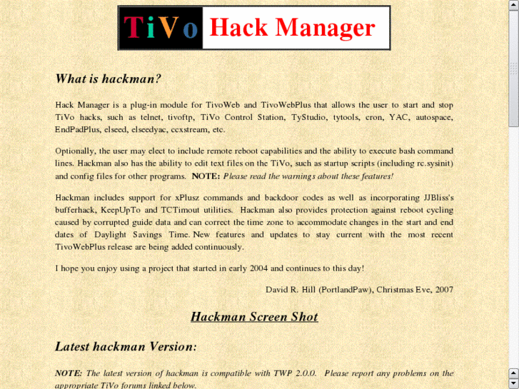 www.tivohackman.com