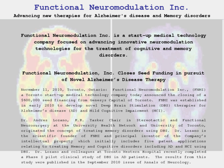 www.functionalneuromodulation.com