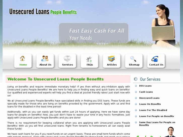 www.unsecuredloanspeoplebenefits.co.uk