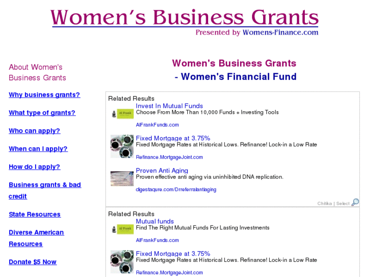 www.womensbusinessgrants.com