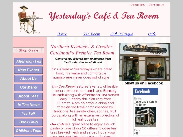 www.yesterdayscafeandtearoom.com