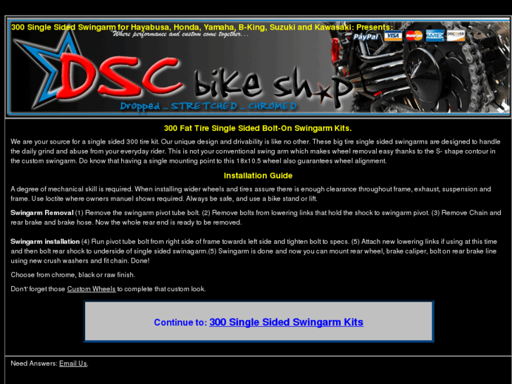 www.300singlesidedswingarm.com