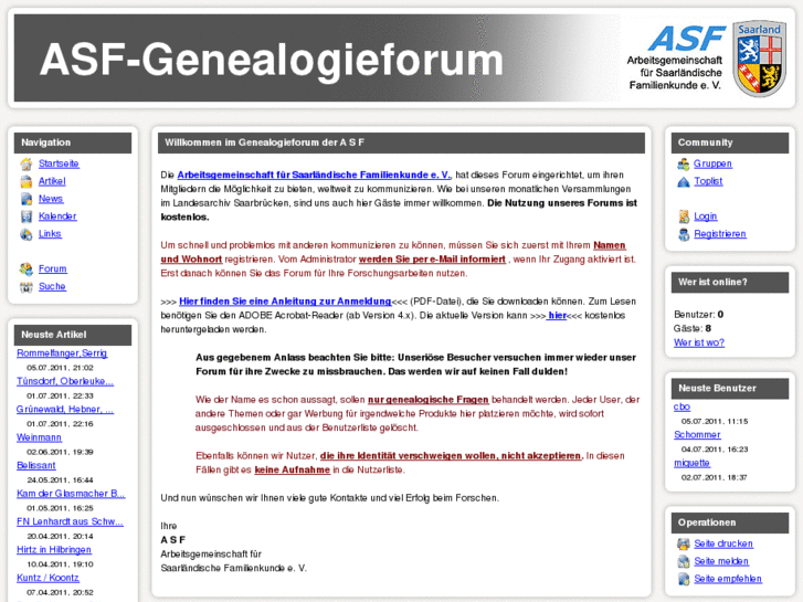 www.asf-genealogieforum.de