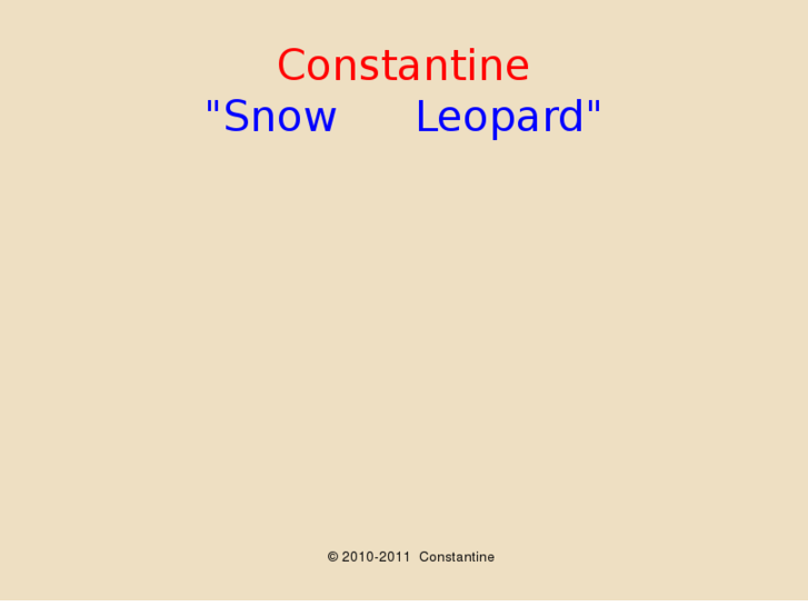 www.csnowleopard.net
