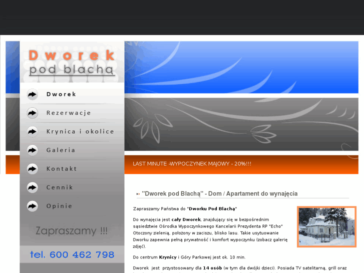 www.dworek-krynica.pl