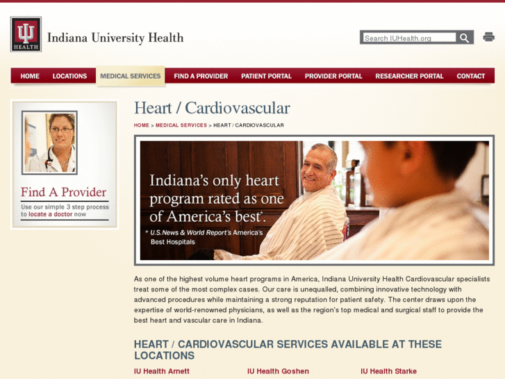 www.indianauniversityhealthcardiovascular.biz