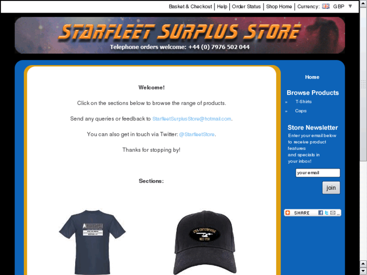 www.starfleetsurplusstore.com