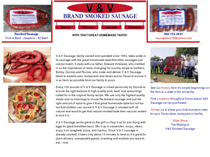 www.vandvsausage.com