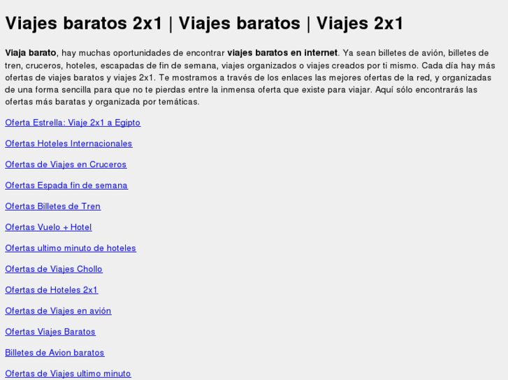 www.viajesbaratos2x1.es