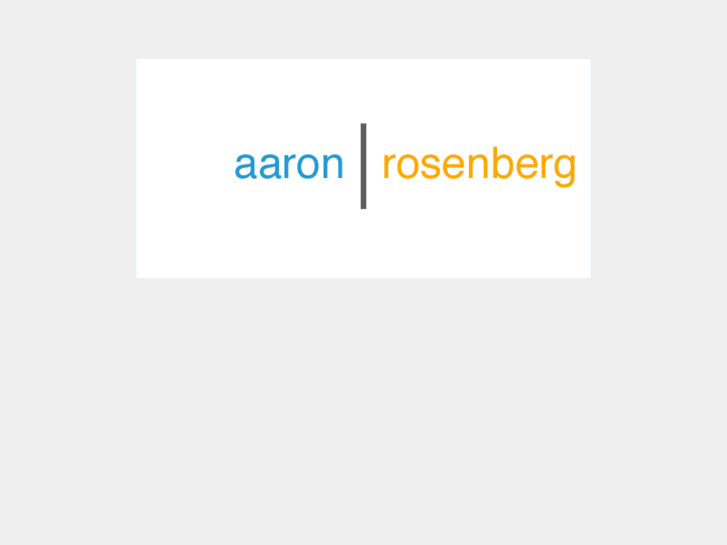 www.aaronrosenberg.com