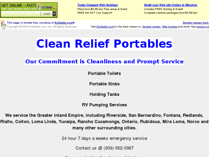 www.cleanreliefportables.com